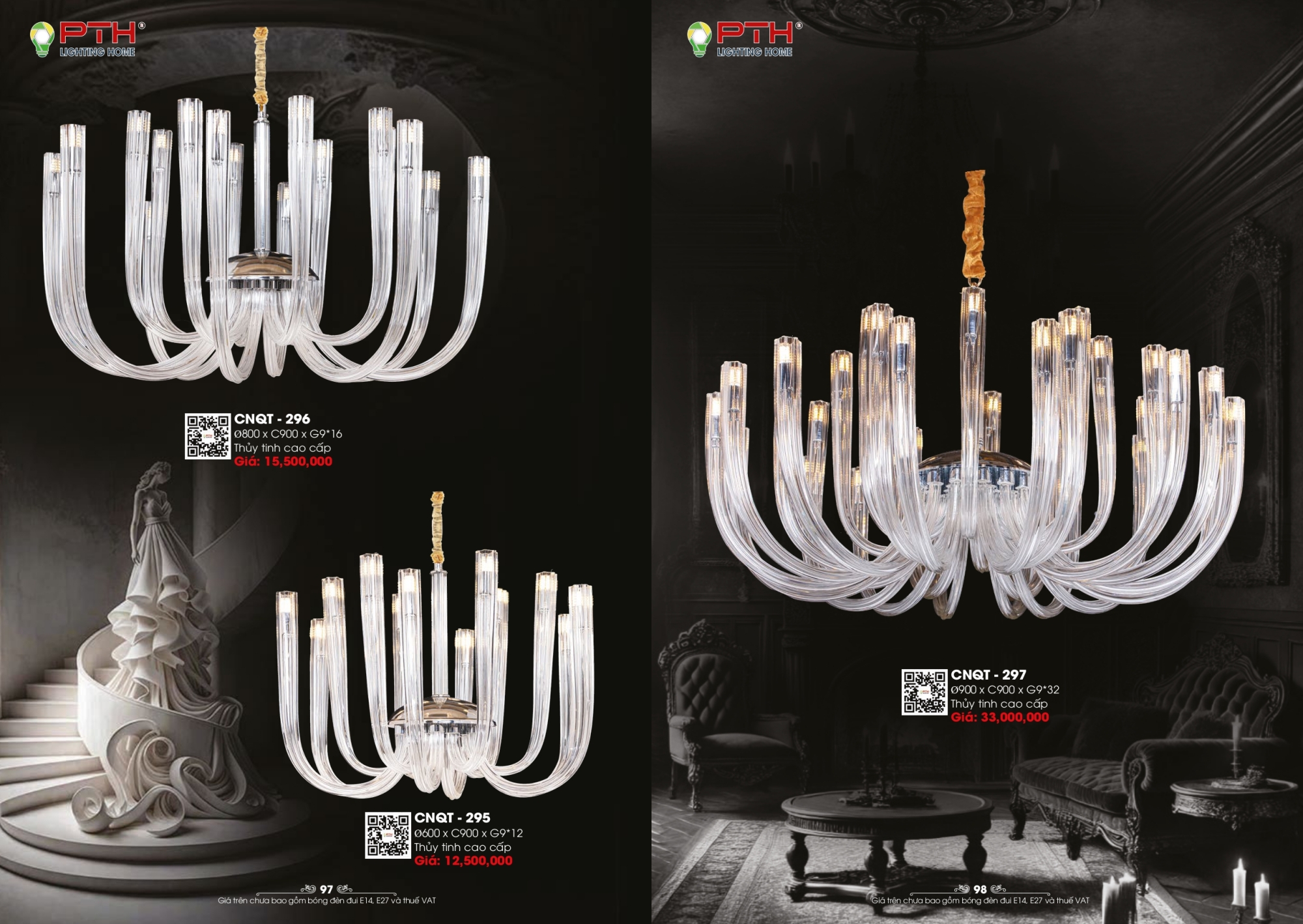 Bảng giá đèn trang trí PTH Lighting Home 2026